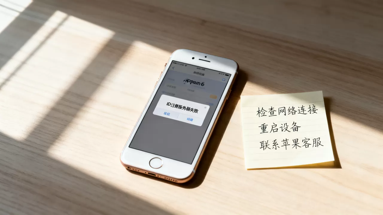 苹果6ID注册服务器失败为什么,怎么解决? 苹果6ID注册服务器失败为什么,怎么解决?