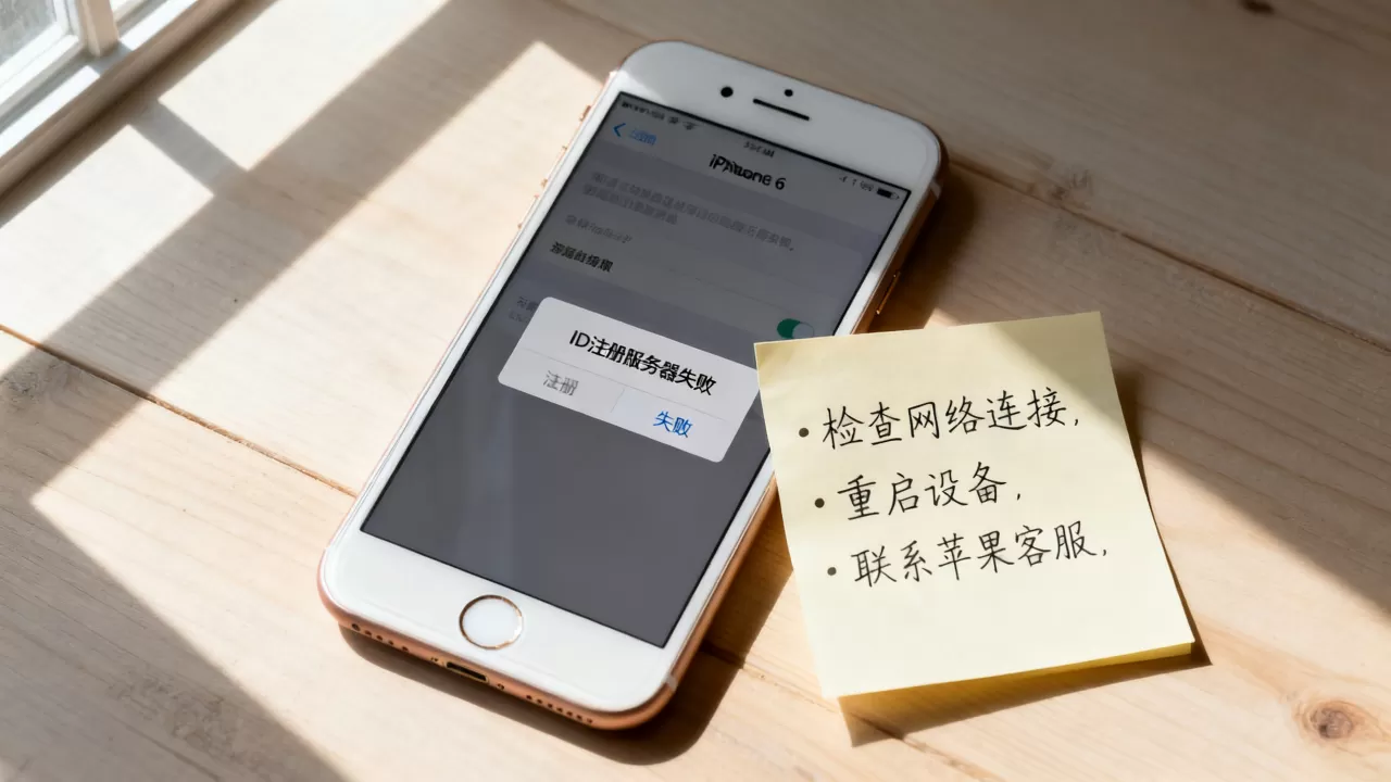 苹果6ID注册服务器失败为什么,怎么解决? 苹果6ID注册服务器失败为什么,怎么解决?