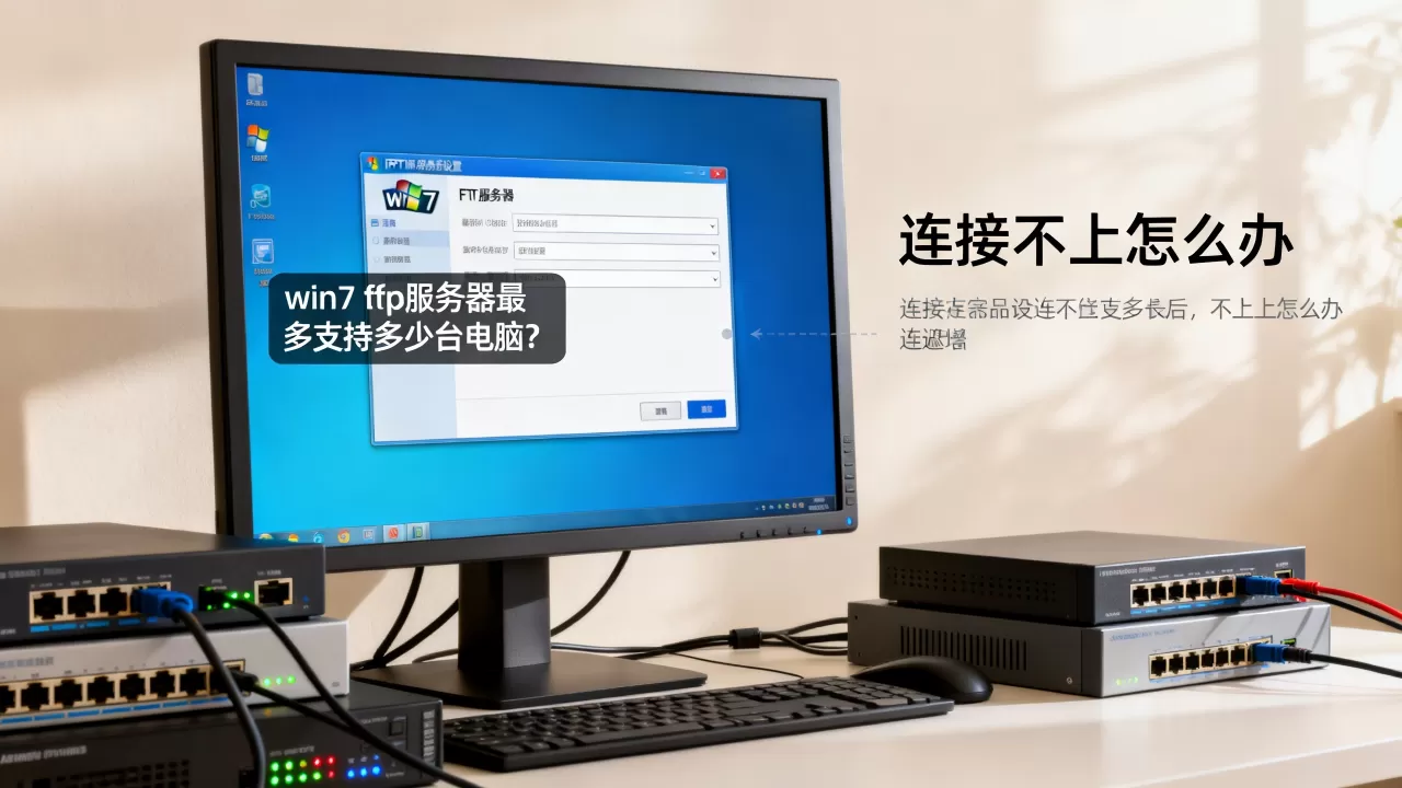 win7 ftp服务器最多支持多少台电脑?,连接不上怎么办 win7 ftp服务器最多支持多少台电脑?,连接不上怎么办