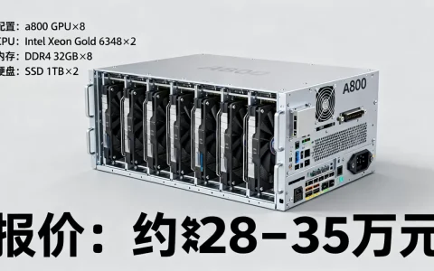 a800 8卡服务器一台要多少钱，配置报价是什么