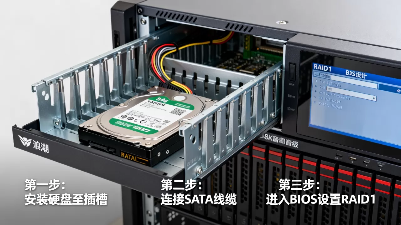 浪潮音信服务器怎么配置RAID1,具体操作步骤是什么 浪潮音信服务器怎么配置RAID1,具体操作步骤是什么