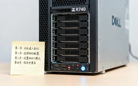 戴尔r740服务器怎么做raid1，详细步骤是什么？