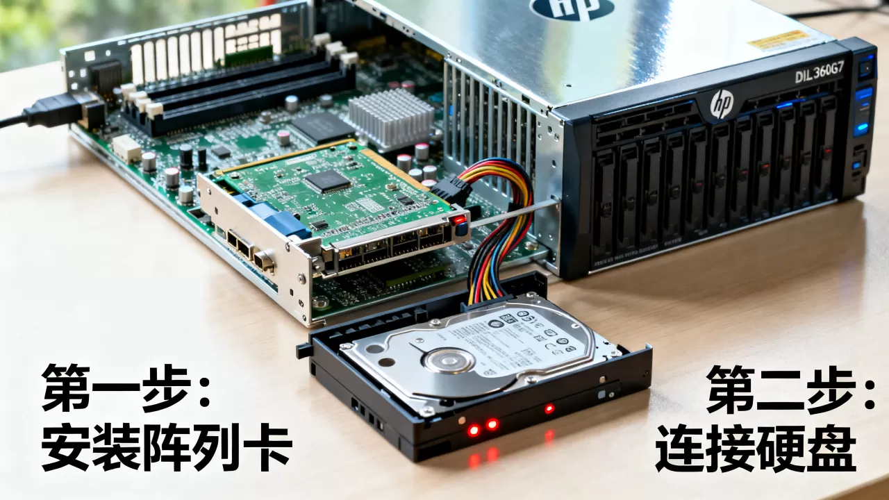 惠普服务器dl360g7怎么做raid,配置步骤是什么? 惠普服务器dl360g7怎么做raid,配置步骤是什么?