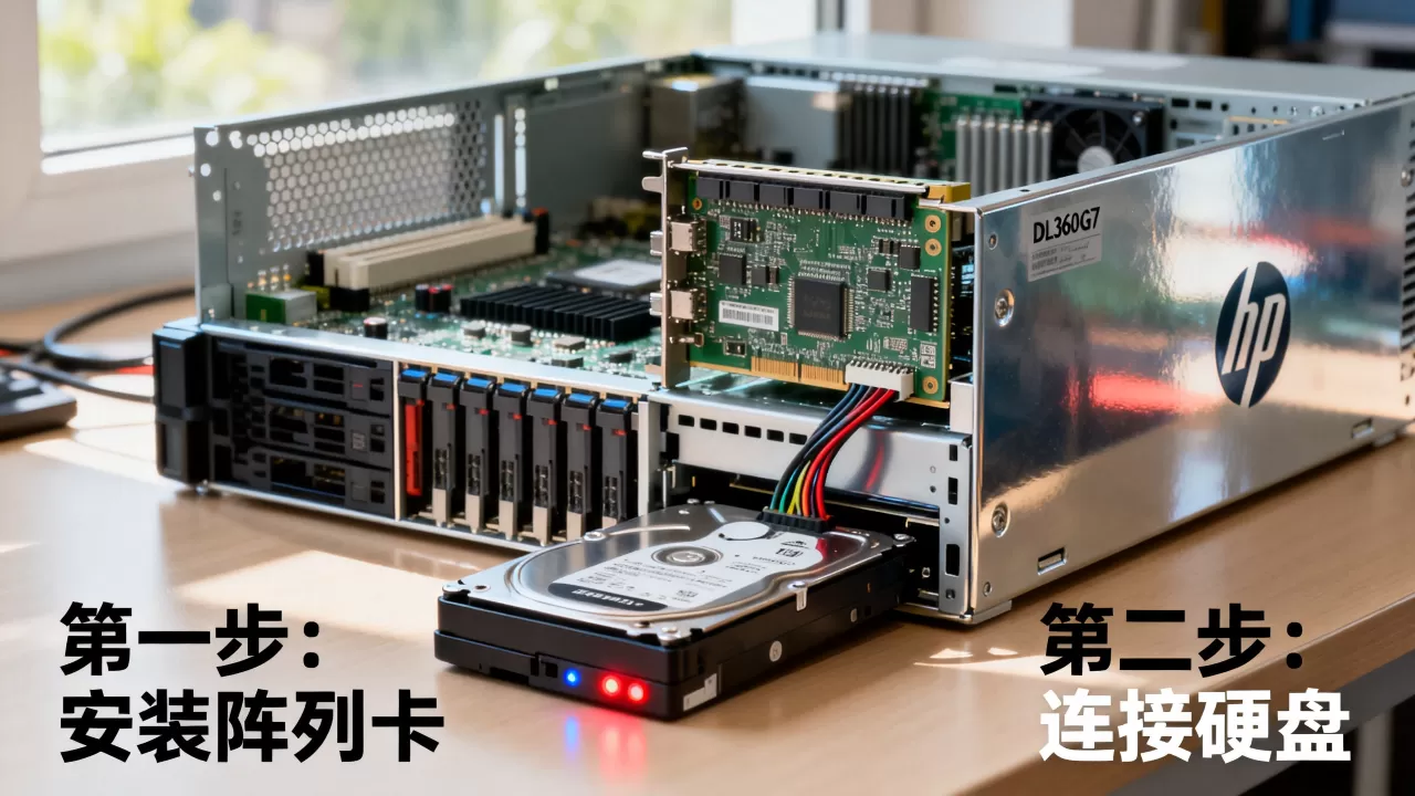 惠普服务器dl360g7怎么做raid,配置步骤是什么? 惠普服务器dl360g7怎么做raid,配置步骤是什么?