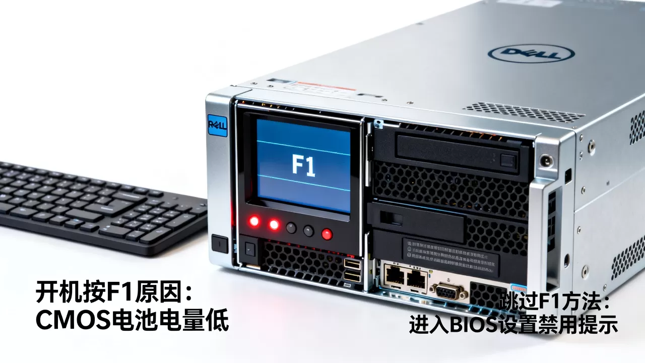 戴尔R410服务器如何跳过开机F1,开机按F1是什么原因 戴尔R410服务器如何跳过开机F1,开机按F1是什么原因