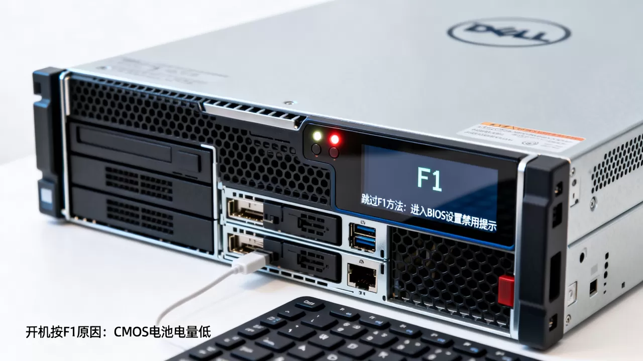戴尔R410服务器如何跳过开机F1,开机按F1是什么原因 戴尔R410服务器如何跳过开机F1,开机按F1是什么原因