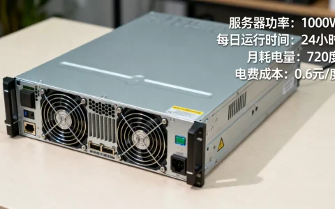 服务器一个月耗电多少？电费成本怎么算？