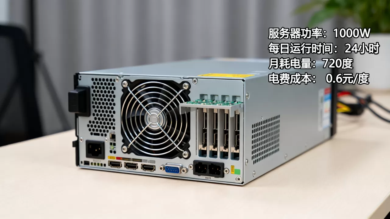 服务器一个月耗电多少?电费成本怎么算? 服务器一个月耗电多少?电费成本怎么算?