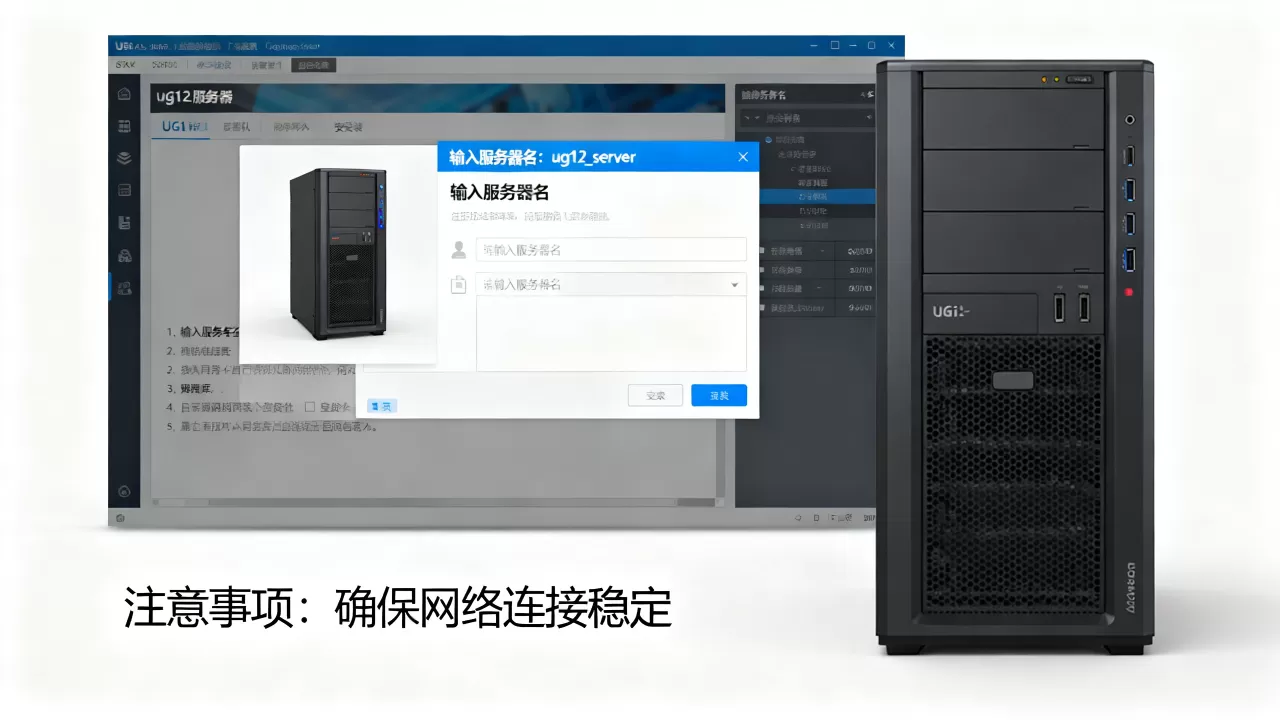 2020年ug12服务器名怎么输入,安装时需要注意什么? 2020年ug12服务器名怎么输入,安装时需要注意什么?