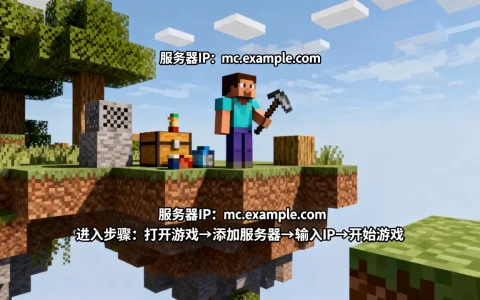 我的世界空岛服务器IP是什么，怎么进去玩？