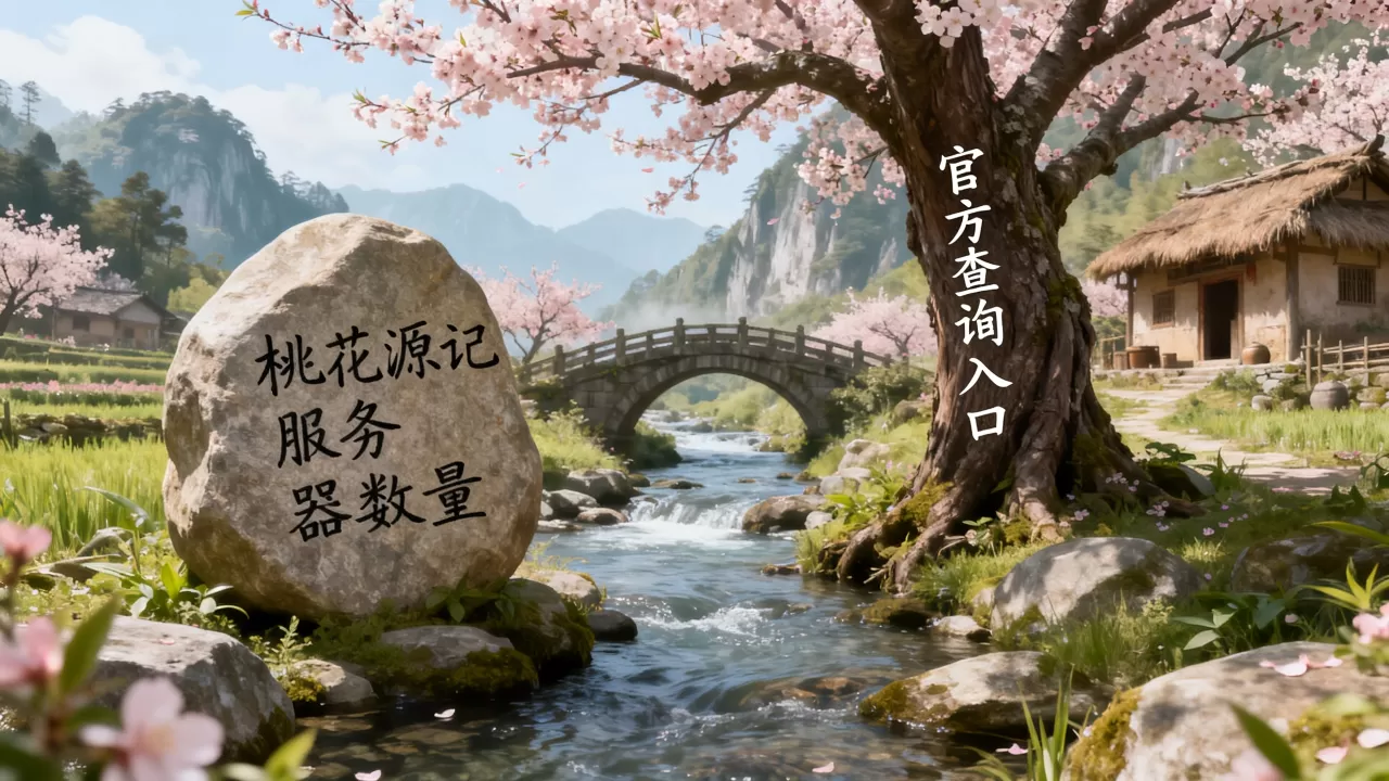 桃花源记有几个服务器,哪里查最准? 桃花源记有几个服务器,哪里查最准?