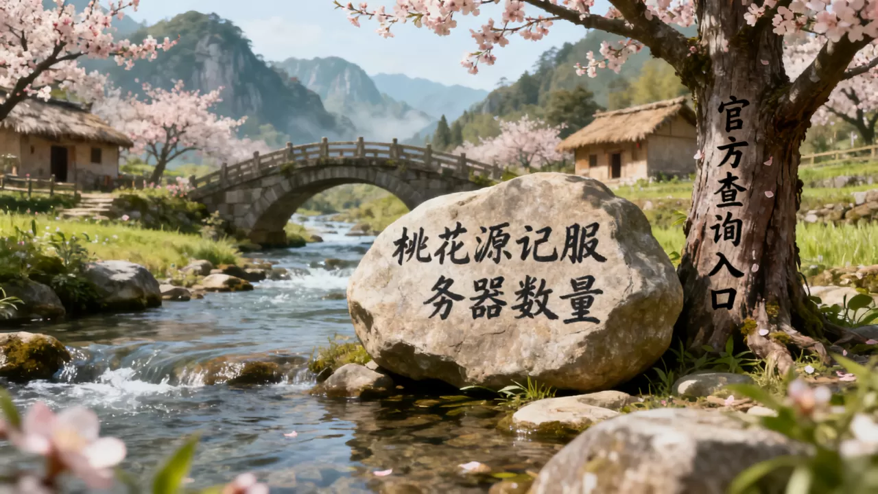 桃花源记有几个服务器,哪里查最准? 桃花源记有几个服务器,哪里查最准?