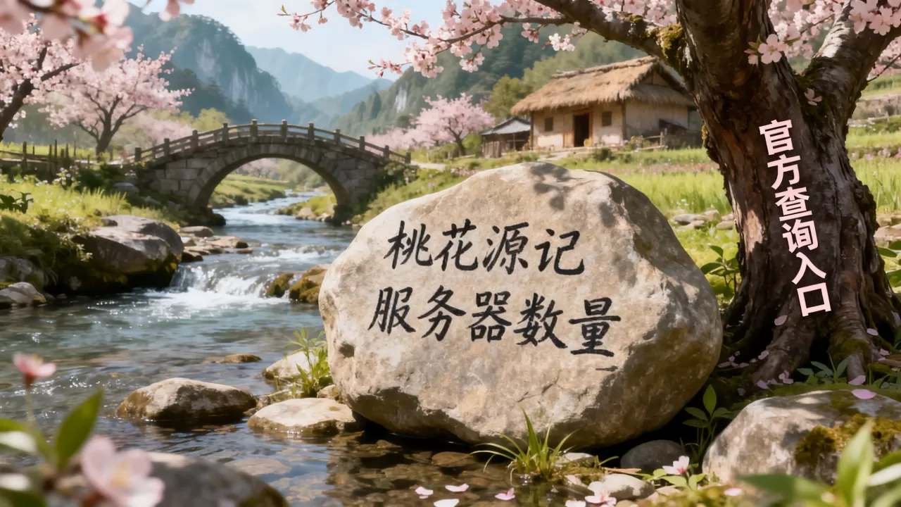 桃花源记有几个服务器,哪里查最准? 桃花源记有几个服务器,哪里查最准?