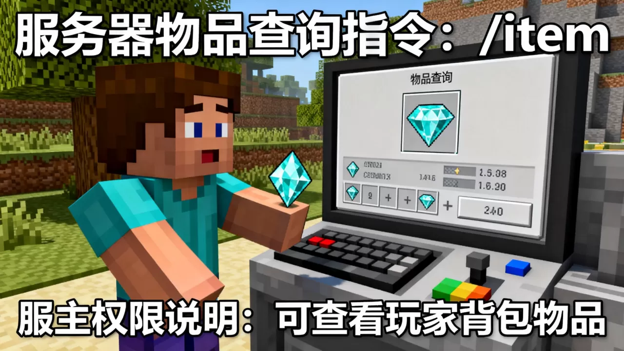 MC服主能看到玩家钻石吗,我的世界服务器查询物品指令 MC服主能看到玩家钻石吗,我的世界服务器查询物品指令