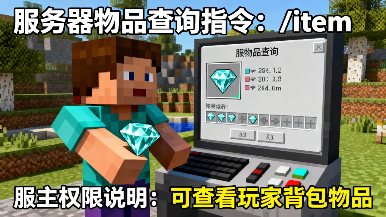 MC服主能看到玩家钻石吗,我的世界服务器查询物品指令 MC服主能看到玩家钻石吗,我的世界服务器查询物品指令