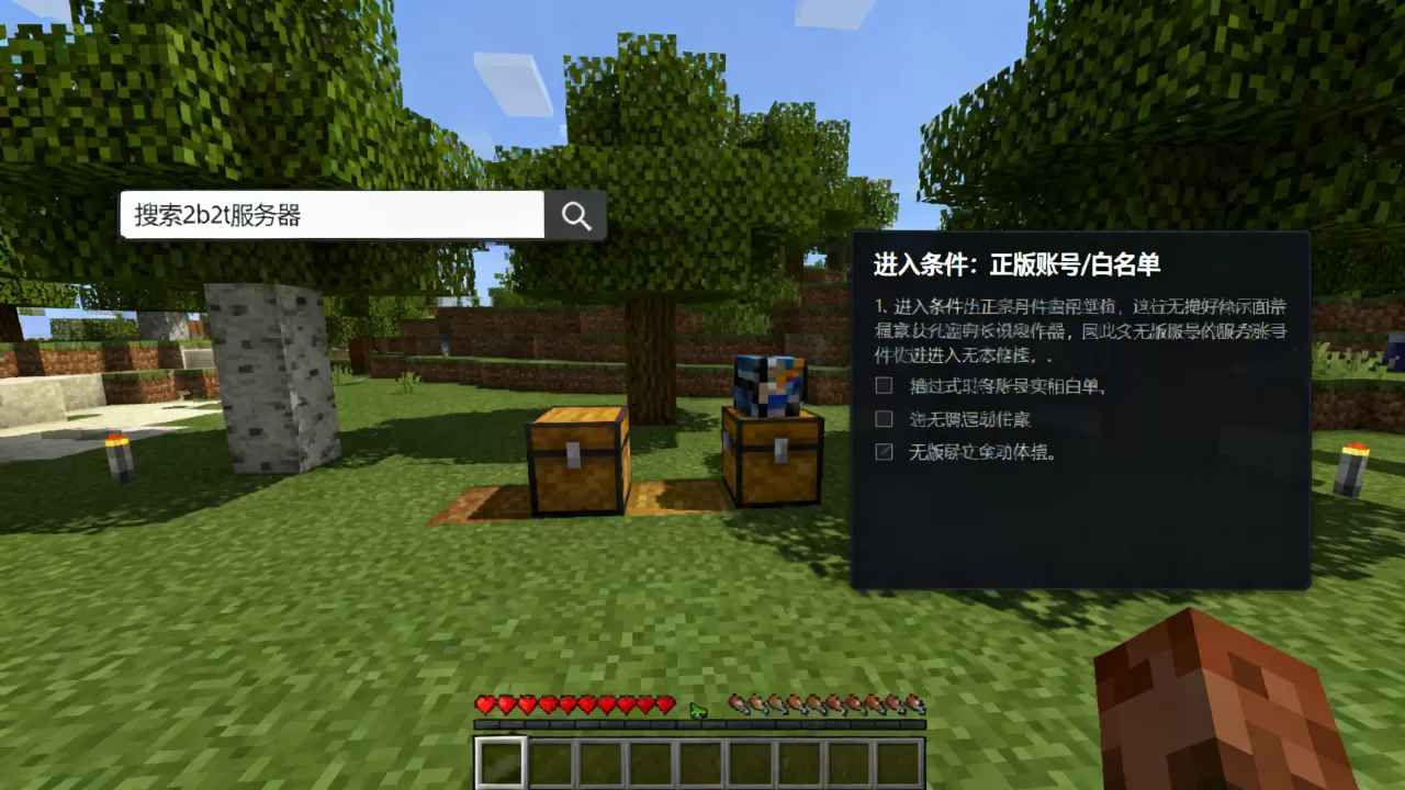 我的世界2b2t服务器如何搜索,进入2b2t需要什么条件 我的世界2b2t服务器如何搜索,进入2b2t需要什么条件