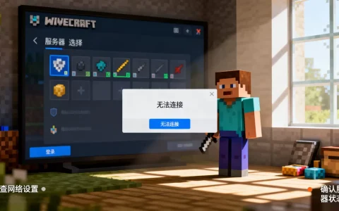 我的世界2b2t服务器怎么登录，进不去显示无法连接？