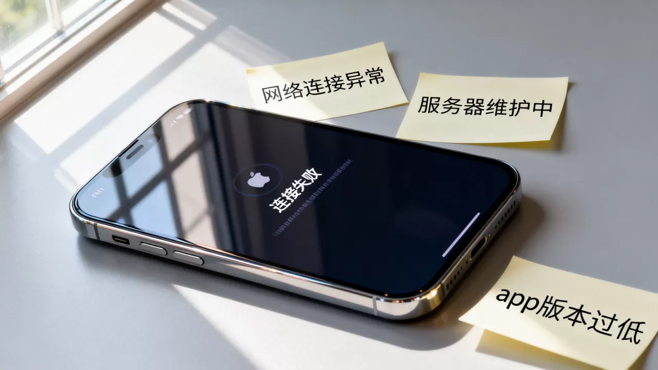 苹果手机app连不上服务器怎么办,连接失败原因有哪些? 苹果手机app连不上服务器怎么办,连接失败原因有哪些?