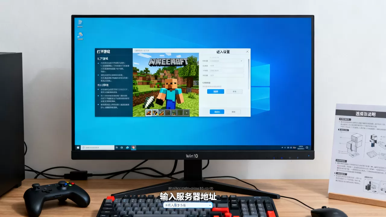 win10版我的世界怎么开服务器地址呢,怎么联机? win10版我的世界怎么开服务器地址呢,怎么联机?