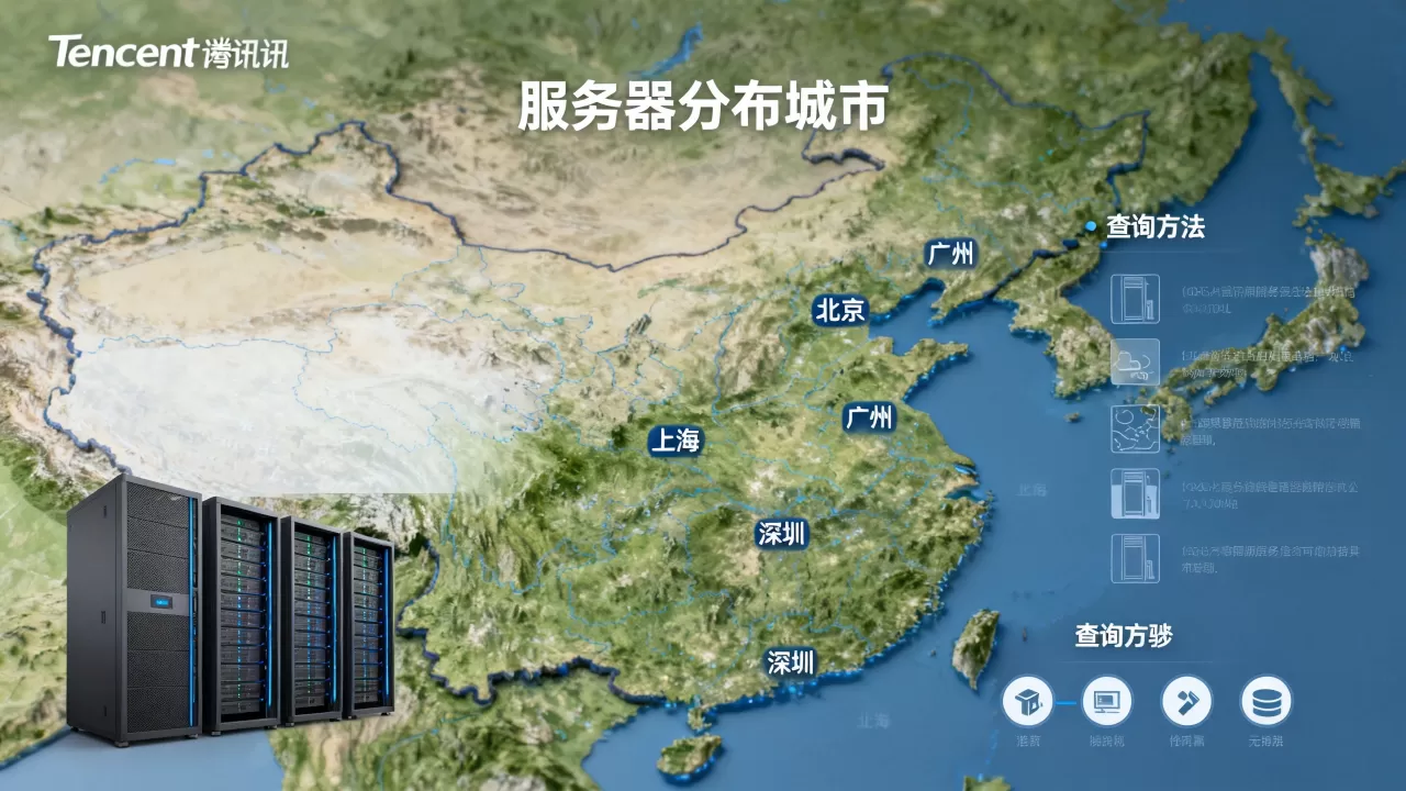 腾讯服务器分布在哪些城市,怎么查? 腾讯服务器分布在哪些城市,怎么查?