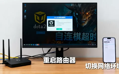 dota2自走棋老是调节服务器怎么办，连接超时怎么解决