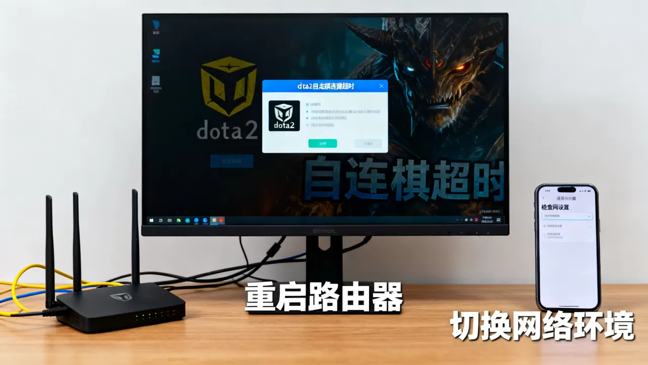 dota2自走棋老是调节服务器怎么办,连接超时怎么解决 dota2自走棋老是调节服务器怎么办,连接超时怎么解决