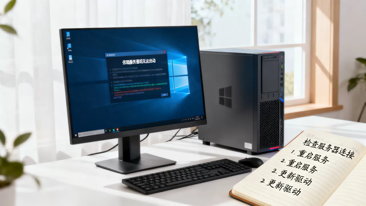 win10依赖服务器组无法启动怎么办 win10依赖服务器组无法启动怎么办