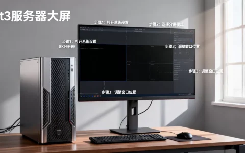 t3服务器大屏操作使用教程怎么分屏？,详细步骤是什么