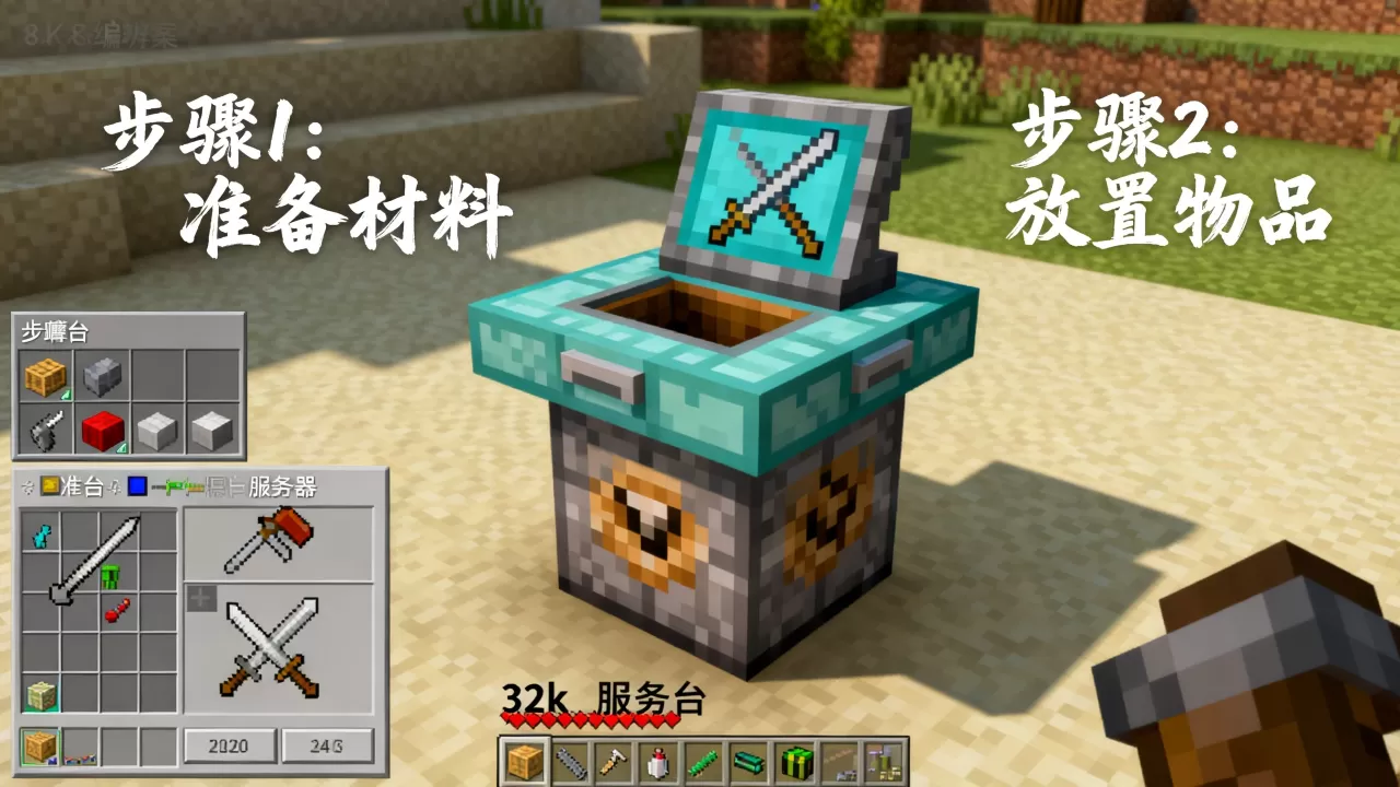 我的世界怎么附魔32k在服务器 我的世界怎么附魔32k在服务器