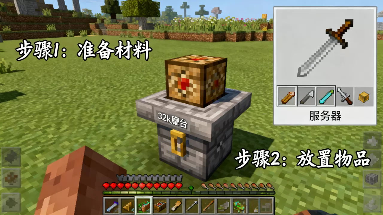 我的世界怎么附魔32k在服务器 我的世界怎么附魔32k在服务器