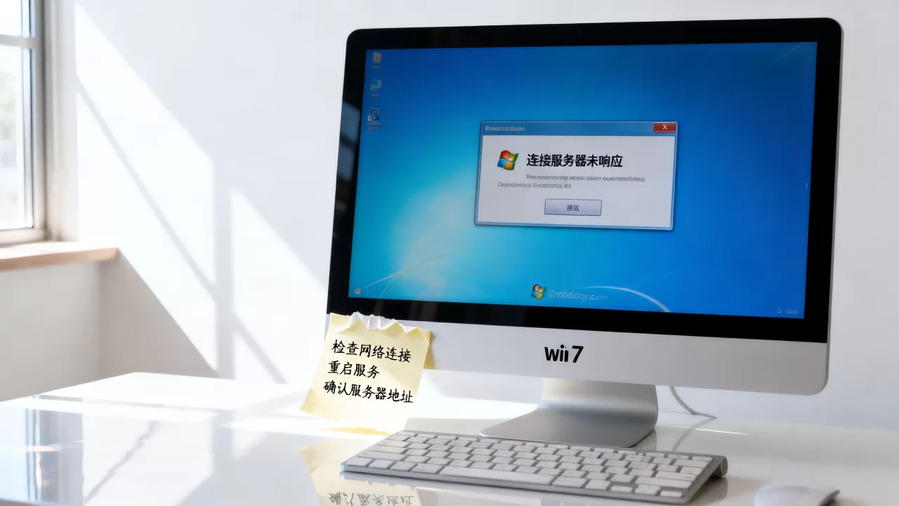 win7 系统连接服务器未响应怎么办 win7 系统连接服务器未响应怎么办