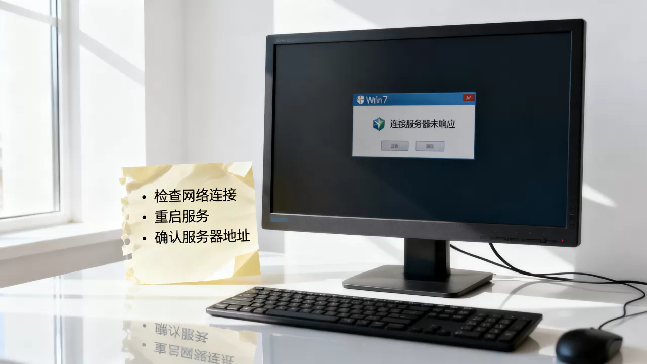 win7 系统连接服务器未响应怎么办 win7 系统连接服务器未响应怎么办