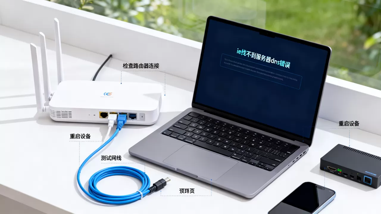 ie找不到服务器dns错误如何修复,网络故障排查方法有哪些 ie找不到服务器dns错误如何修复,网络故障排查方法有哪些