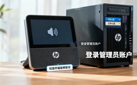 HP云终端被禁无声如何解决，服务器权限设置在哪？