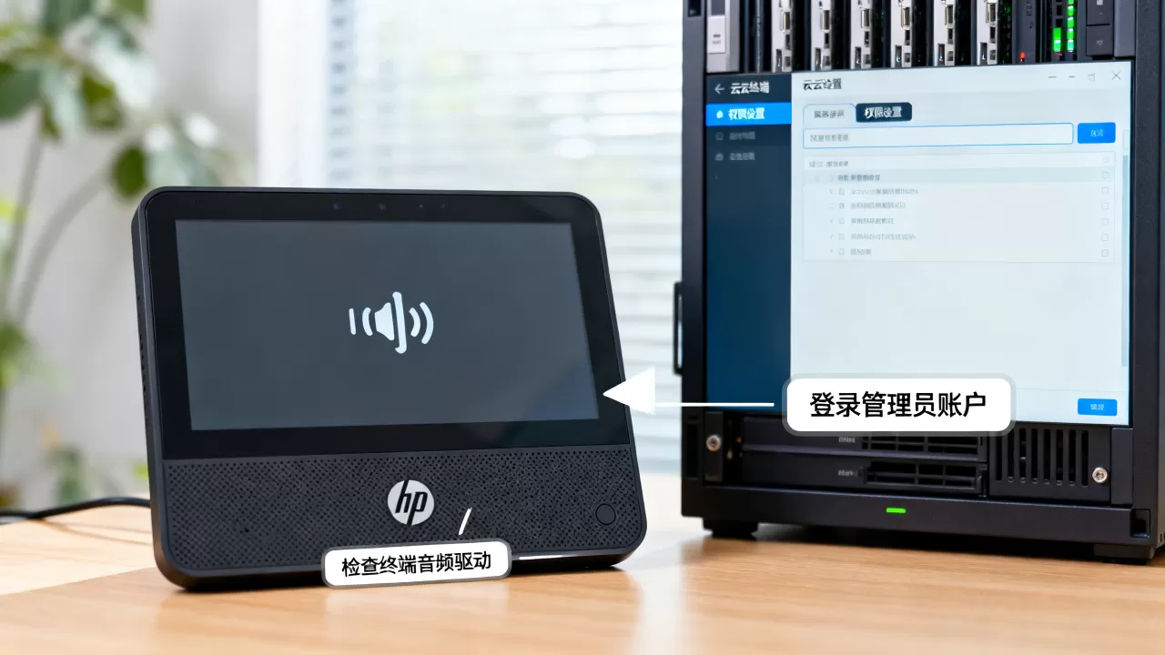 HP云终端被禁无声如何解决,服务器权限设置在哪? HP云终端被禁无声如何解决,服务器权限设置在哪?