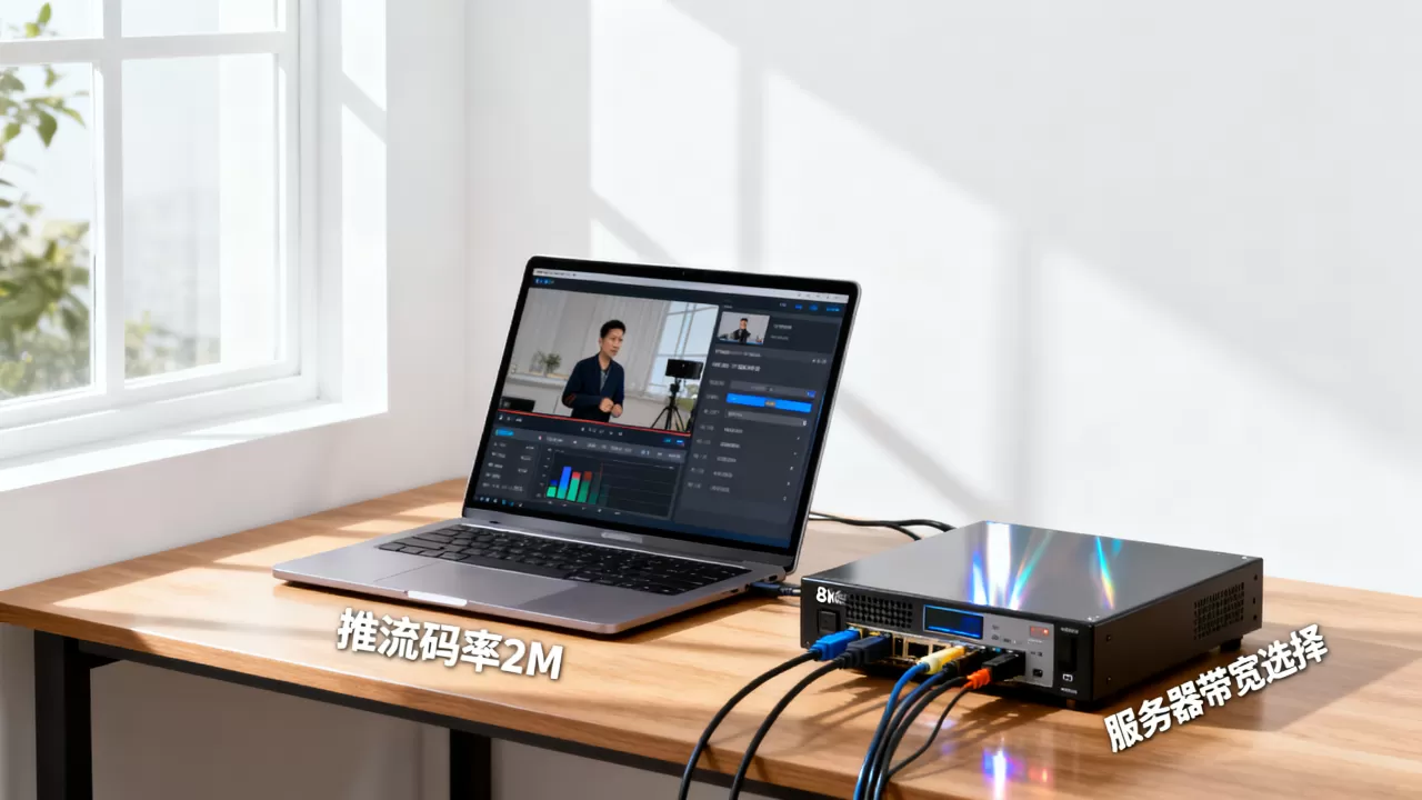 推流码率2m需要多大带宽?,服务器带宽怎么选。 推流码率2m需要多大带宽?,服务器带宽怎么选。