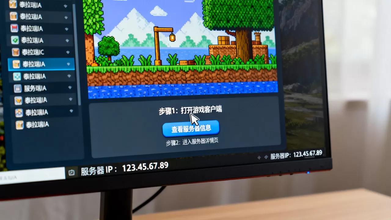 泰拉瑞亚电脑版服务器IP怎么看,怎么查地址 泰拉瑞亚电脑版服务器IP怎么看,怎么查地址