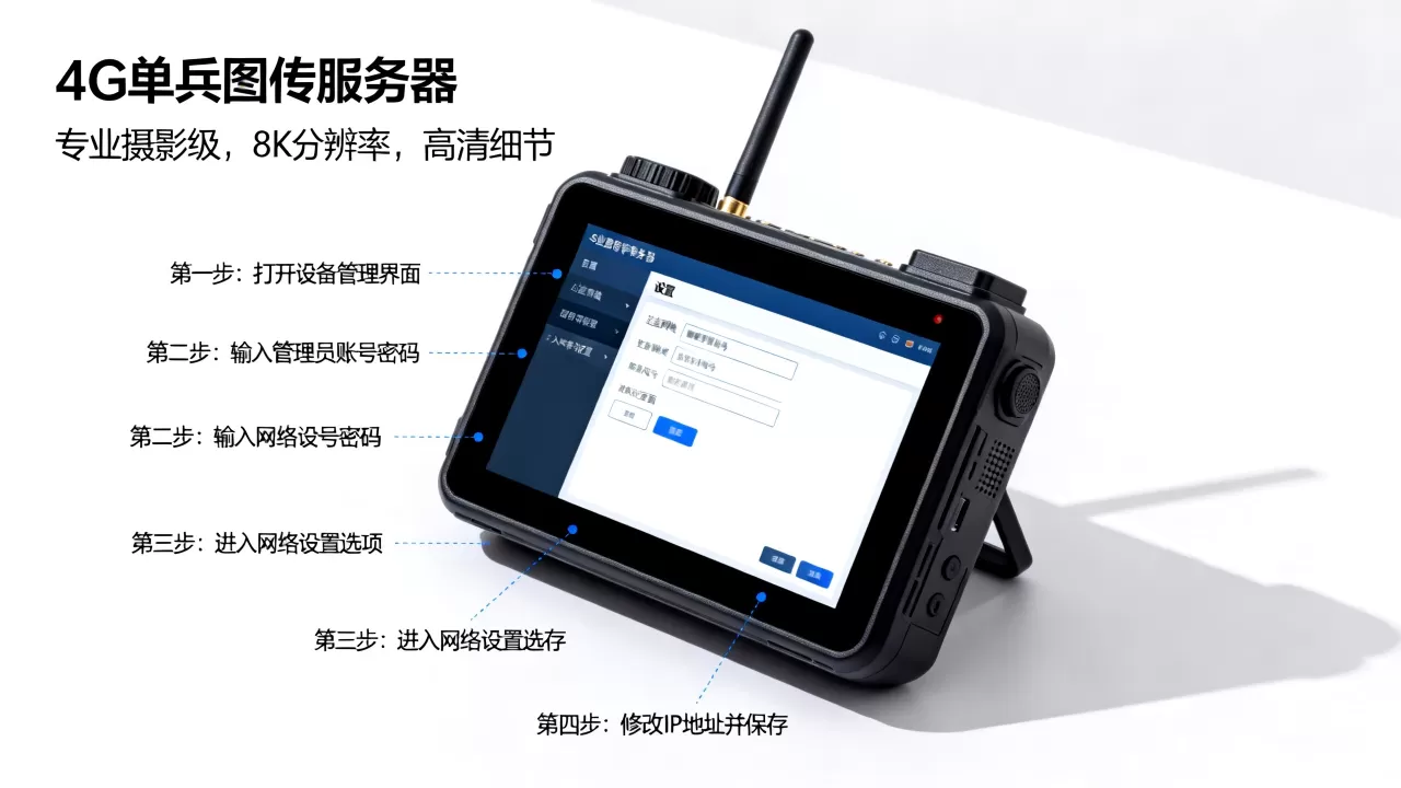 4G单兵图传服务器IP地址如何修改,详细设置步骤是什么? 4G单兵图传服务器IP地址如何修改,详细设置步骤是什么?