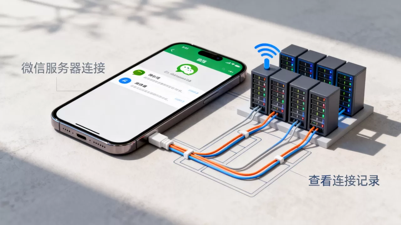 微信到底连接了哪些服务器?,怎么查看连接记录? 微信到底连接了哪些服务器?,怎么查看连接记录?