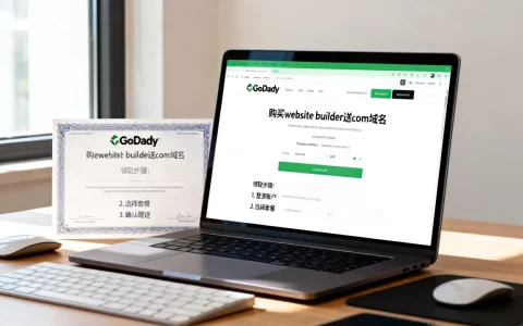 godaddy购买website builder送com域名吗，怎么领取？
