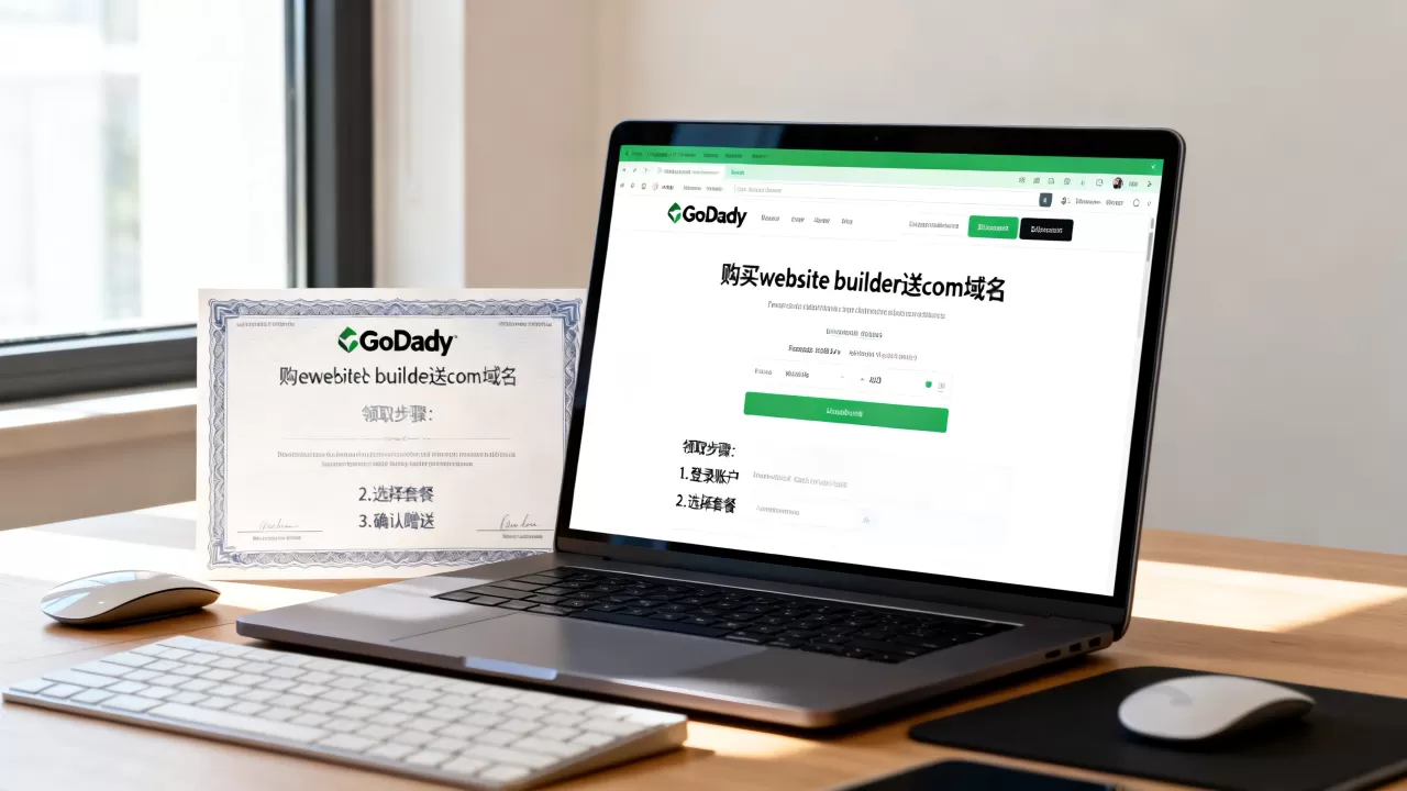 godaddy购买website builder送com域名吗,怎么领取? godaddy购买website builder送com域名吗,怎么领取?