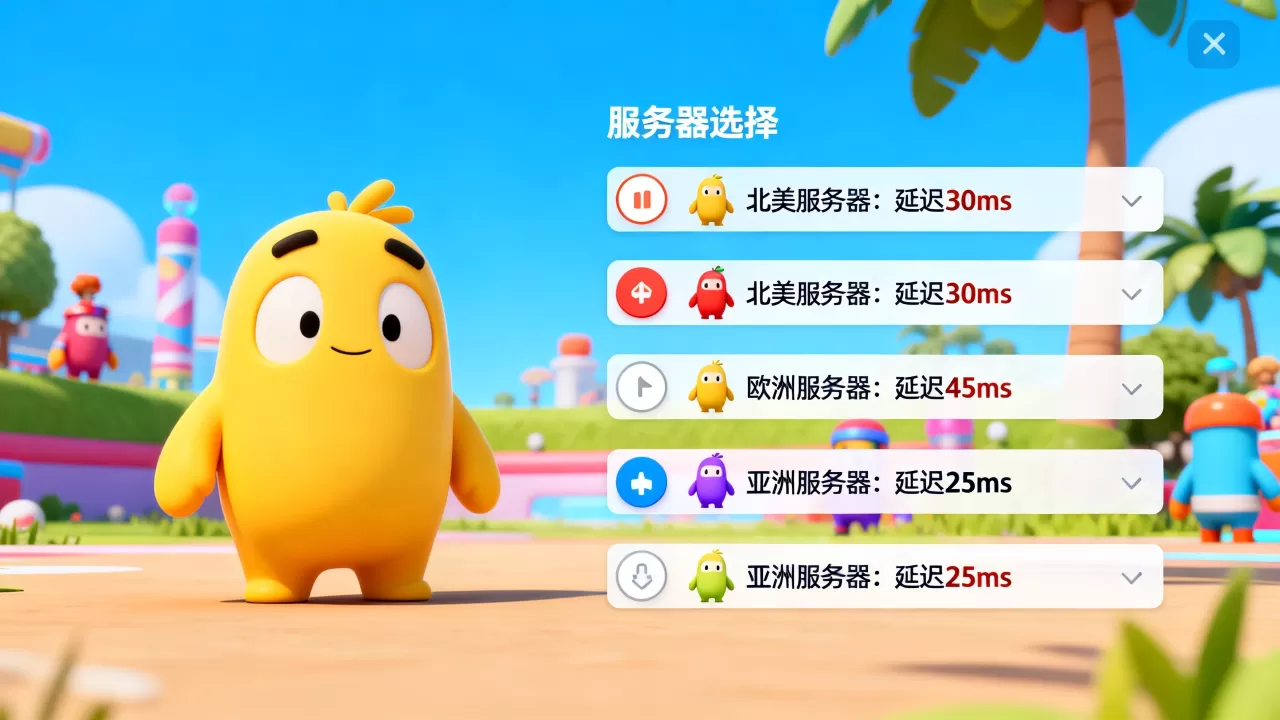 糖豆人有哪些服务器,哪个服务器延迟低? 糖豆人有哪些服务器,哪个服务器延迟低?