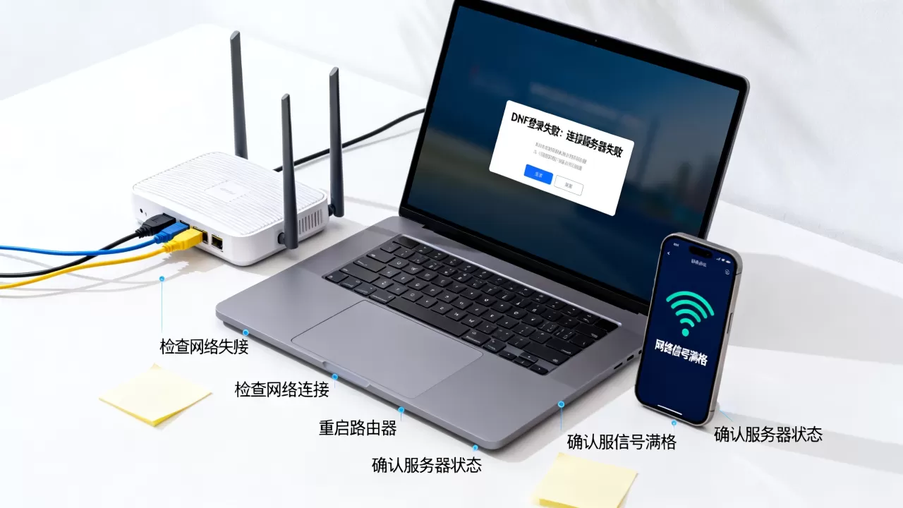dnf一登录就连接服务器失败怎么解决,是什么原因 dnf一登录就连接服务器失败怎么解决,是什么原因