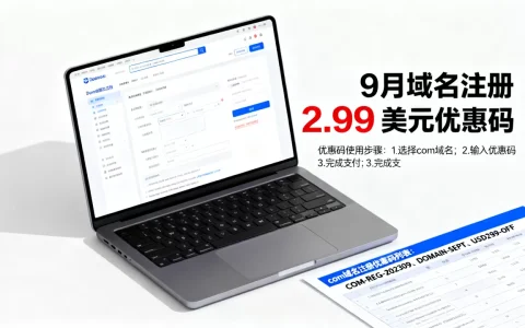 9月域名注册2.99美元优惠码怎么用，com域名注册优惠码有哪些？