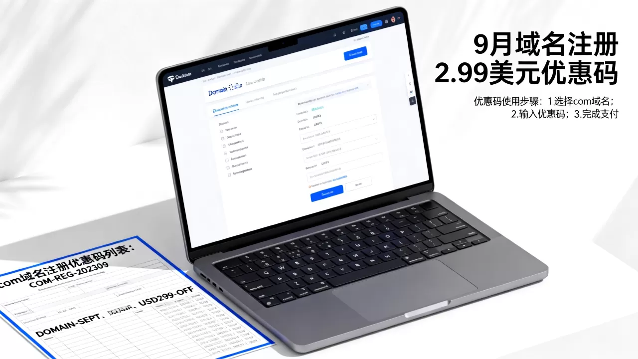 9月域名注册2.99美元优惠码怎么用,com域名注册优惠码有哪些? 9月域名注册2.99美元优惠码怎么用,com域名注册优惠码有哪些?
