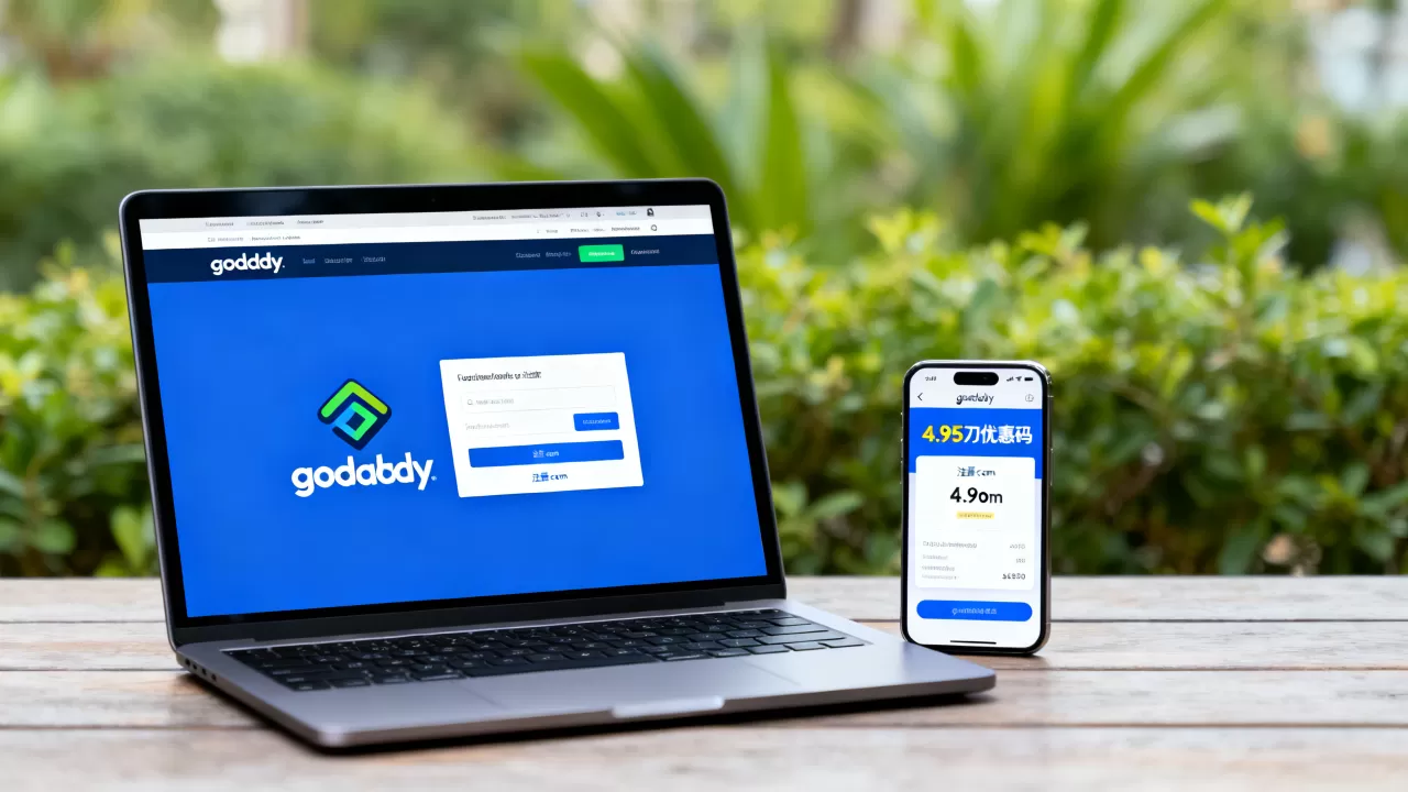 godaddy9月4.95刀优惠码怎么注册com,哪里领? godaddy9月4.95刀优惠码怎么注册com,哪里领?