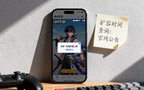 dnf手游一区服务器上限是多少，怎么查看扩容时间？