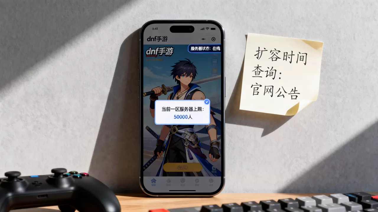 dnf手游一区服务器上限是多少,怎么查看扩容时间? dnf手游一区服务器上限是多少,怎么查看扩容时间?