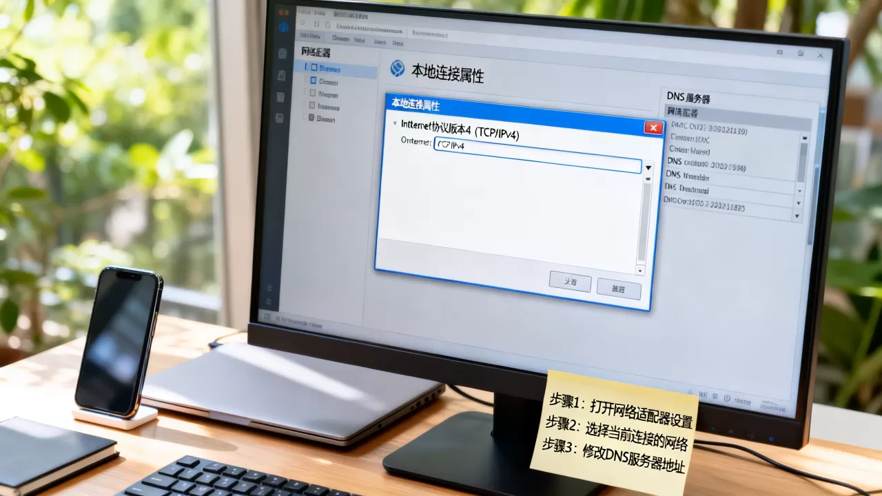 DNS服务器不可用怎么修改,适配器设置在哪改? DNS服务器不可用怎么修改,适配器设置在哪改?