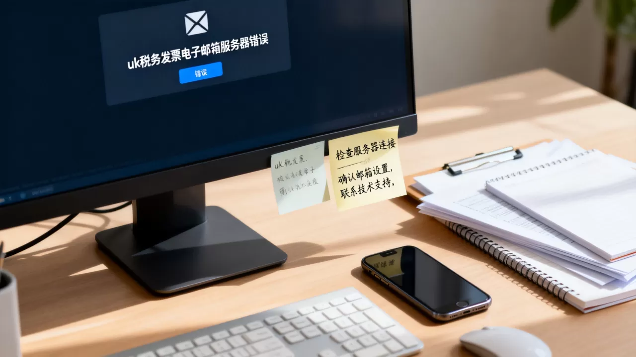 uk税务发票电子邮箱服务器错误怎么办,如何解决? uk税务发票电子邮箱服务器错误怎么办,如何解决?